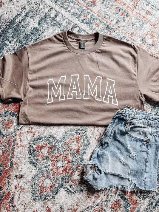 Tan "Mama" Tee