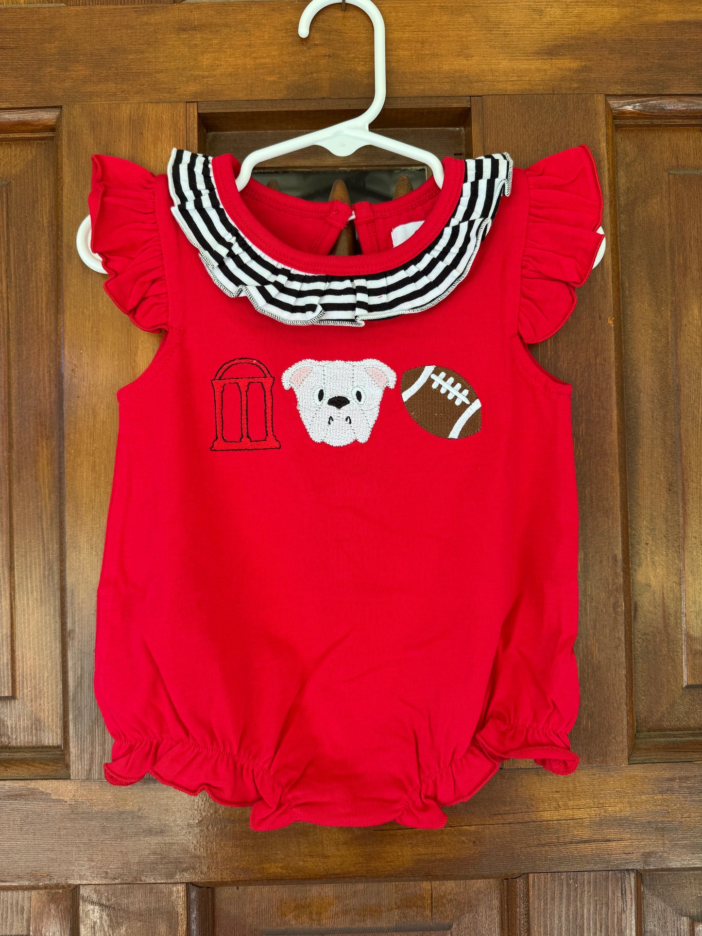 Red & Black and White Stripe Dawgs Sibling Sets