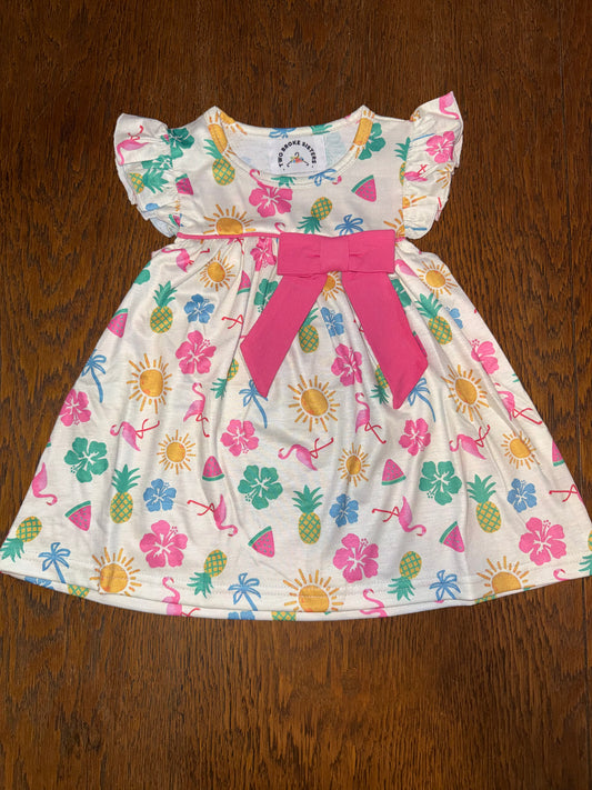 Pink & White All Things Summer Dress
