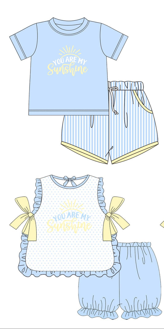 Bitty Dot & Stripe You Are My Sunshine